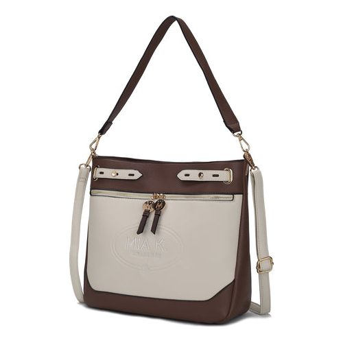 Load image into Gallery viewer, Evie Two Tone Vegan Leather Women Shoulder Bag
