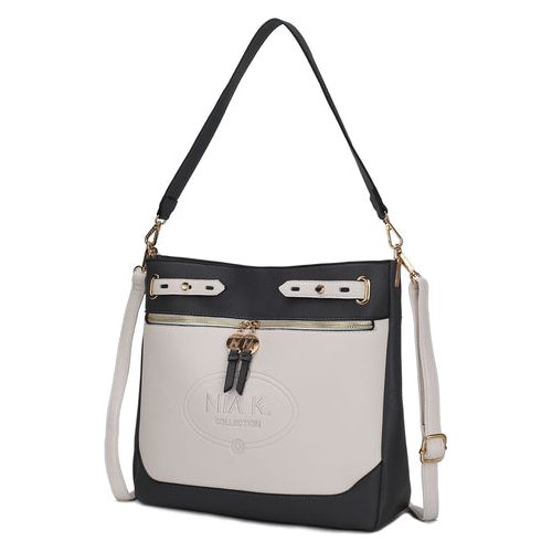 Load image into Gallery viewer, Evie Two Tone Vegan Leather Women Shoulder Bag
