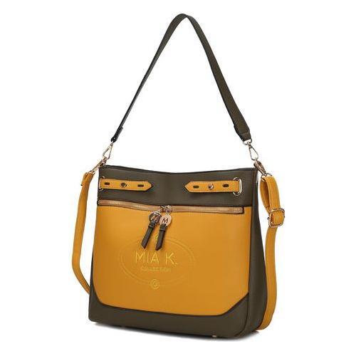 Evie two tone Vegan Leather Women Shoulder bag