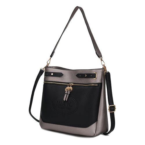 Load image into Gallery viewer, Evie Two Tone Vegan Leather Women Shoulder Bag
