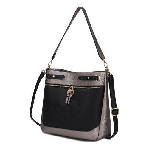 Load image into Gallery viewer, Evie two tone Vegan Leather Women Shoulder bag
