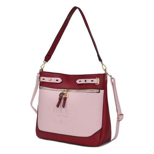 Load image into Gallery viewer, Evie two tone Vegan Leather Women Shoulder bag
