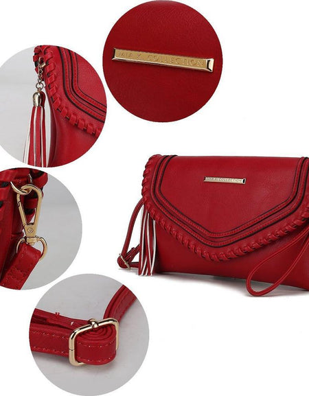 MKF Collection Remi Shoulder Handbag Vegan Leather Women by Mia K