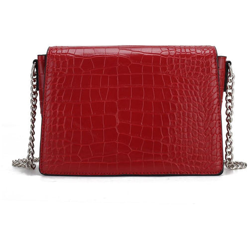 Load image into Gallery viewer, MKF Collection Hope Crocodile Embossed Shoulder Handbag by Mia K
