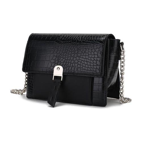 MKF Collection Hope Crocodile Embossed Shoulder Handbag