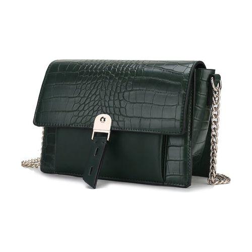 MKF Collection Hope Crocodile Embossed Shoulder Handbag