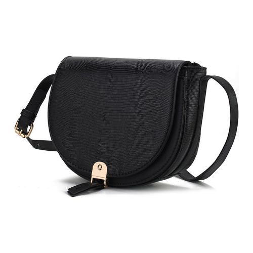 Load image into Gallery viewer, MKF Collection Adalyn Snake Embossed Shoulder Bag
