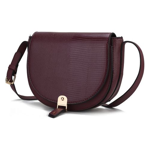 Load image into Gallery viewer, MKF Collection Adalyn Snake Embossed Shoulder Bag
