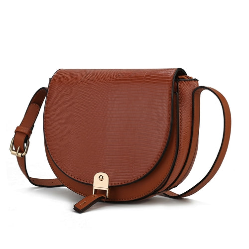 Load image into Gallery viewer, MKF Collection Adalyn Snake Embossed Shoulder Bag by Mia K
