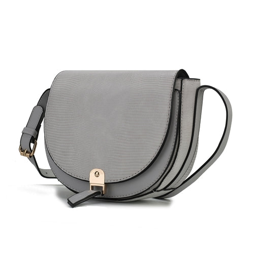 Load image into Gallery viewer, MKF Collection Adalyn Snake Embossed Shoulder Bag by Mia K
