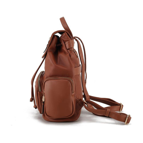 Load image into Gallery viewer, MKF Collection Ivanna Vegan Leather Women Oversize Backpack by Mia K
