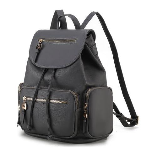 Load image into Gallery viewer, MKF Collection Ivanna Vegan Leather Women Oversize Backpack by Mia K
