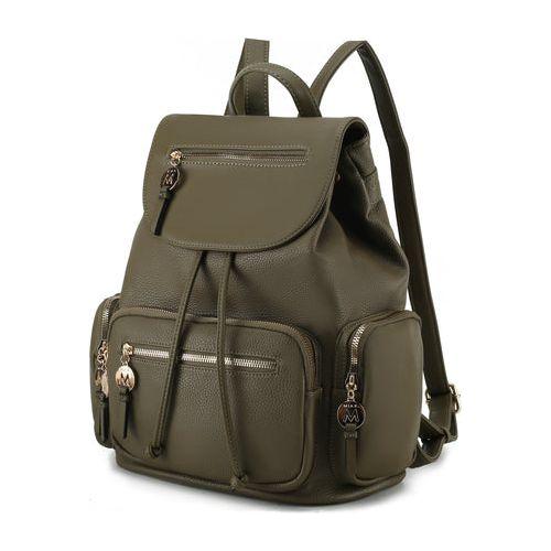 Load image into Gallery viewer, MKF Collection Ivanna Vegan Leather Women Oversize Backpack by Mia K
