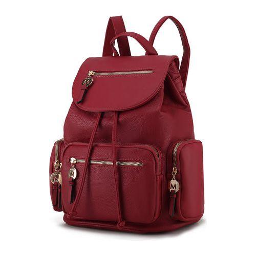 Load image into Gallery viewer, MKF Collection Ivanna Vegan Leather Women Oversize Backpack by Mia K
