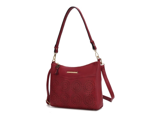 Load image into Gallery viewer, Alanis Laser Cut Vegan Leather Women Shoulder Bag
