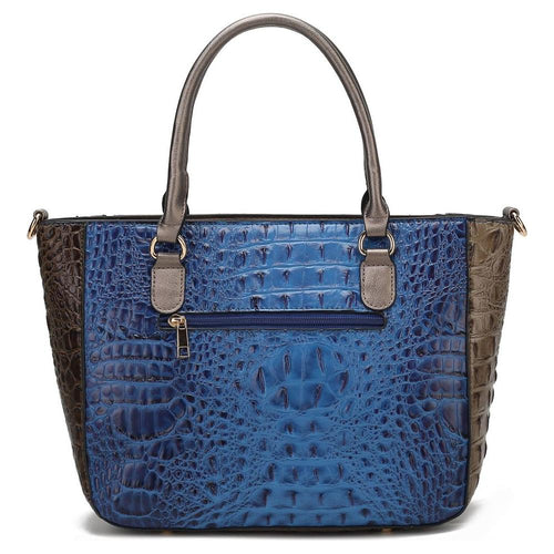 Load image into Gallery viewer, Bonnie Faux Crocodile Embossed Vegan Leather Women Satchel with Wallet
