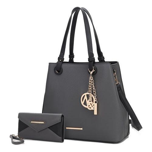 Load image into Gallery viewer, Kearny Vegan Leather Women Tote Bag with Wallet - Elegance Redefined
