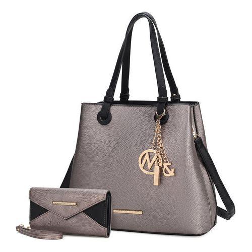 Load image into Gallery viewer, Kearny Vegan Leather Women Tote Bag with Wallet - Elegance Redefined
