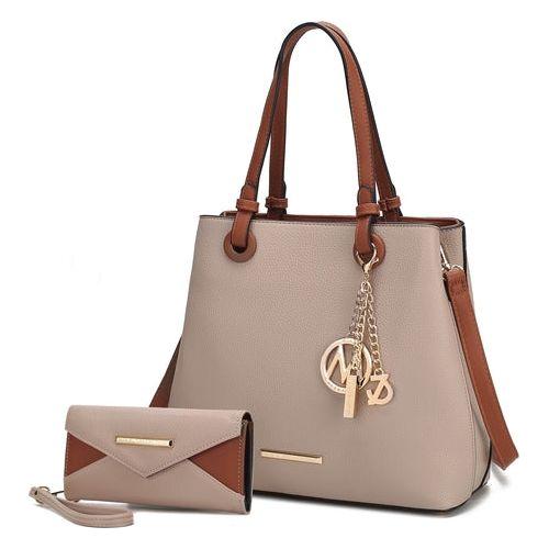 Load image into Gallery viewer, Kearny Vegan Leather Women Tote Bag with Wallet - Elegance Redefined
