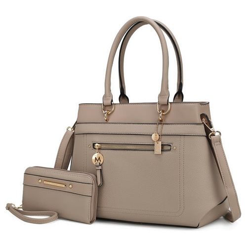 Load image into Gallery viewer, Gardenia Vegan Leather Women Tote Bag with Wallet - A Luxurious Everyday Essential
