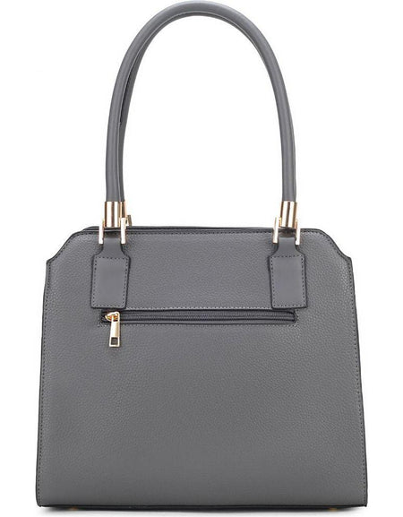 Norah Vegan Leather Women Satchel Bag with Wristlet