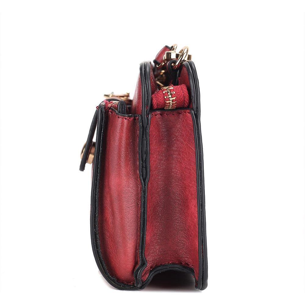 Muriel Vegan Leather Women Crossbody Bag with Card holder and Small