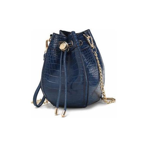 Load image into Gallery viewer, MKF Collection Cassidy Crocodile Embossed Vegan Leather Shoulder Bag
