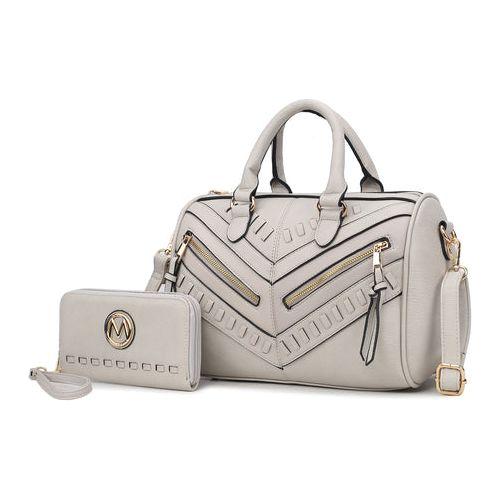 Load image into Gallery viewer, Lara Vegan Leather Women&#39;s Satchel with Wallet - A Touch of Luxury
