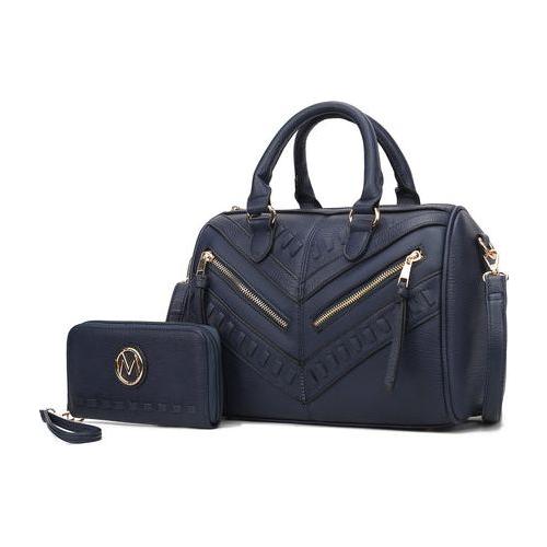 Load image into Gallery viewer, Lara Vegan Leather Women&#39;s Satchel with Wallet - A Touch of Luxury
