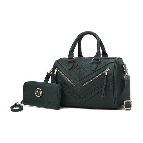 Load image into Gallery viewer, Lara Vegan Leather Women&#39;s Satchel with Wallet - A Touch of Luxury
