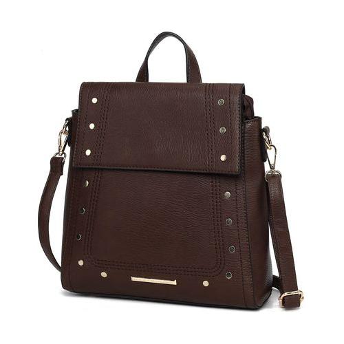 Load image into Gallery viewer, MKF Collection Elke Vegan Leather Women Convertible Backpack Bag
