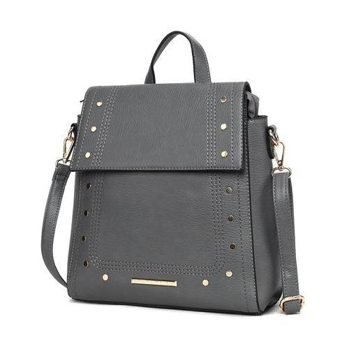 Load image into Gallery viewer, MKF Collection Elke Vegan Leather Women Convertible Backpack Bag
