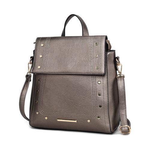 MKF Collection Elke Vegan Leather Women Convertible Backpack Bag