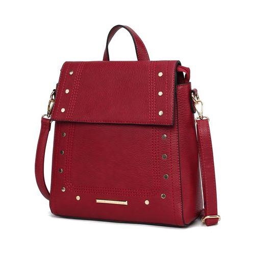 Load image into Gallery viewer, MKF Collection Elke Vegan Leather Women Convertible Backpack Bag
