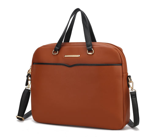 Load image into Gallery viewer, MKF Collection Rose Briefcase by Mia K
