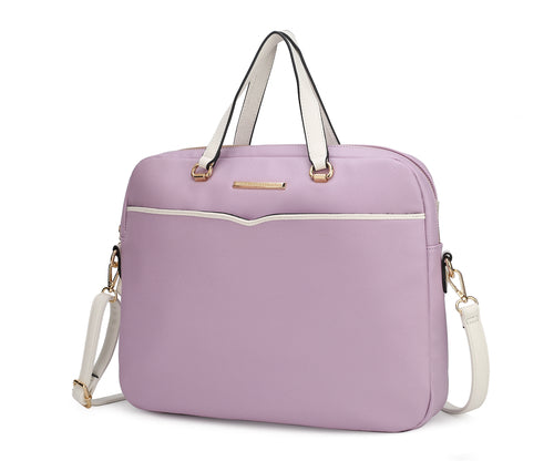 Load image into Gallery viewer, MKF Collection Rose Briefcase by Mia K
