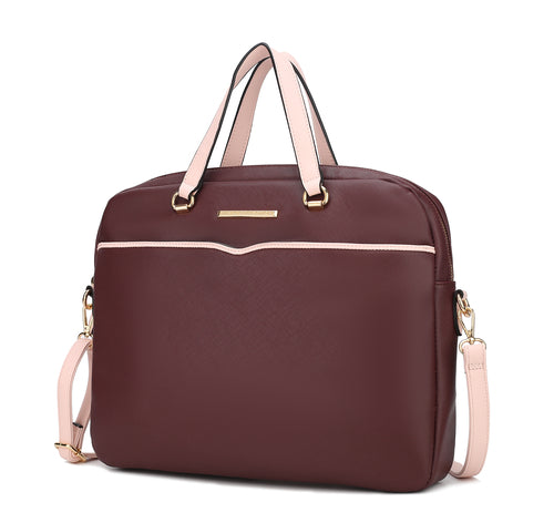 Load image into Gallery viewer, MKF Collection Rose Briefcase by Mia K
