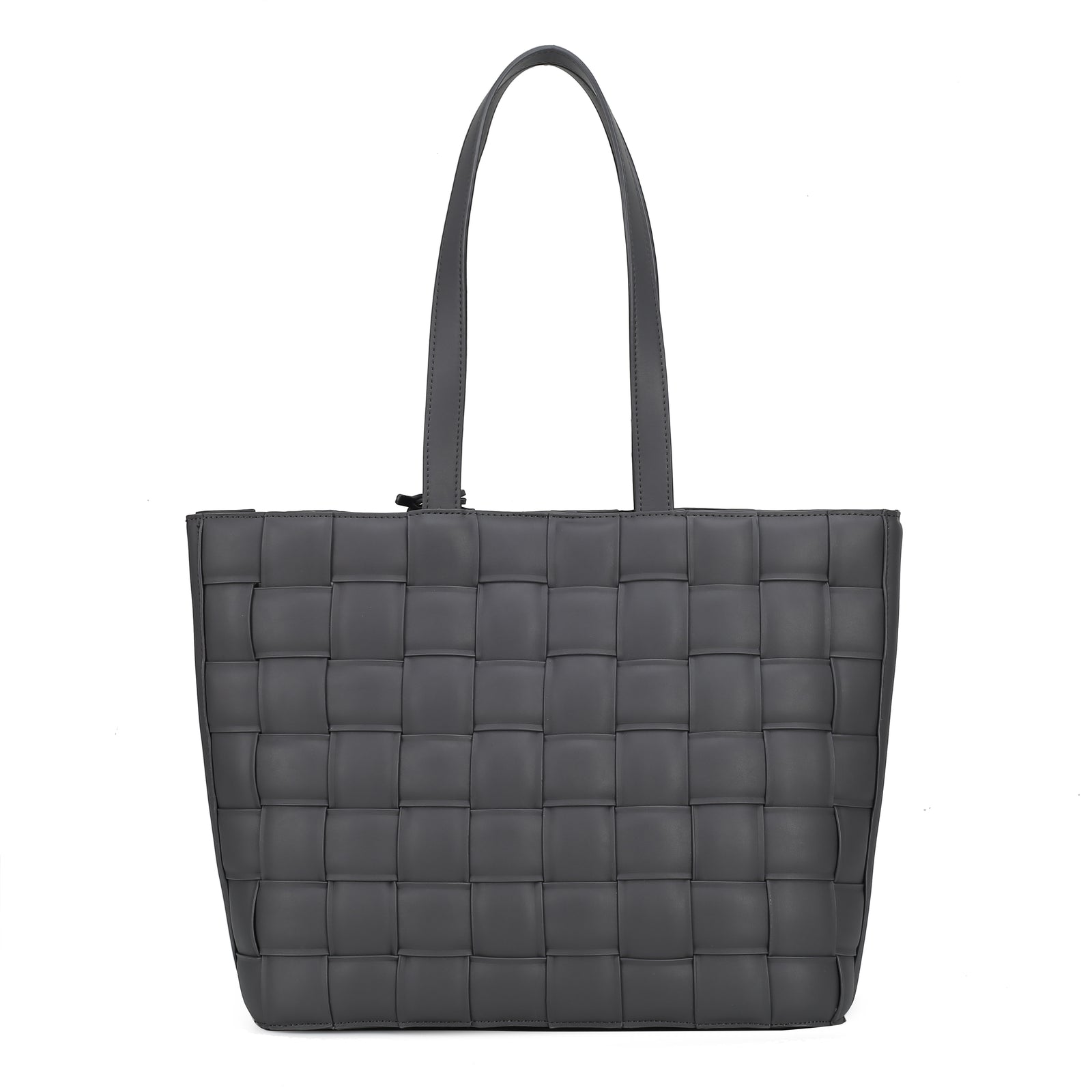 Rowan Woven Vegan Leather Women Tote Bag