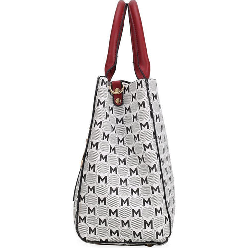 Load image into Gallery viewer, MKF Collection Yuliana Circular Print Satchel Bag with Wallet
