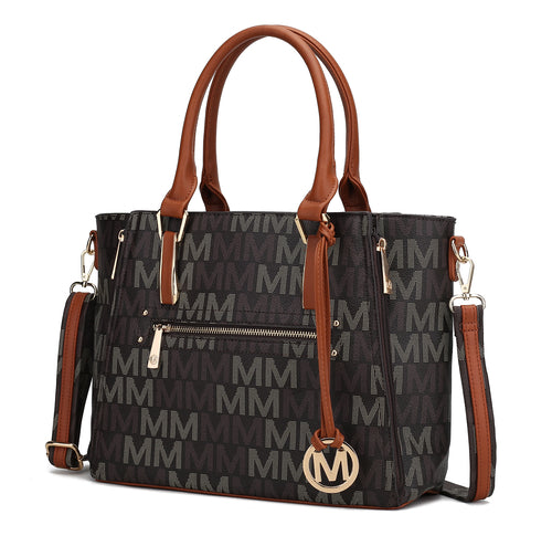 MKF Collection Siena M Signature Handbag by Mia K