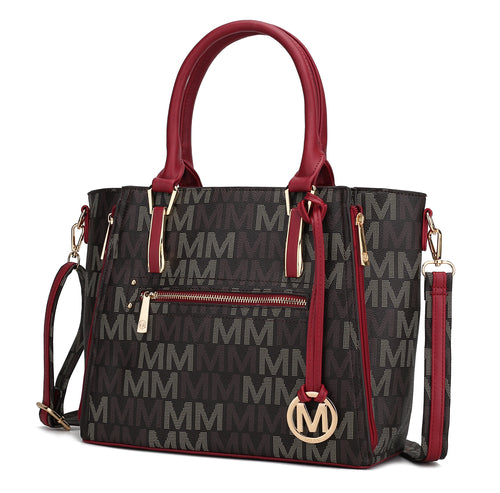 Load image into Gallery viewer, MKF Collection Siena M Signature Handbag by Mia K
