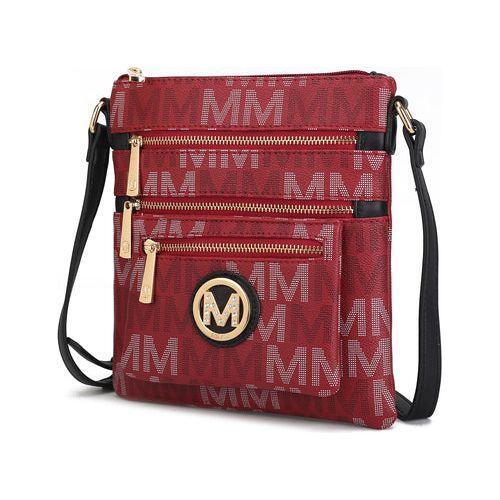 Load image into Gallery viewer, Beatrice M Signature Multi Compartments Crossbody
