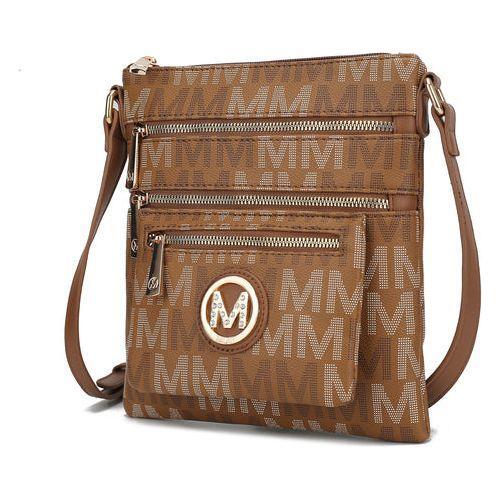 Load image into Gallery viewer, Beatrice M Signature Multi Compartments Crossbody
