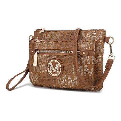 Camren M Signature Crossbody Handbag Vegan Leather Women