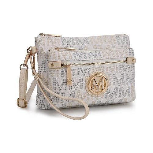 Camren M Signature Crossbody Handbag Vegan Leather Women