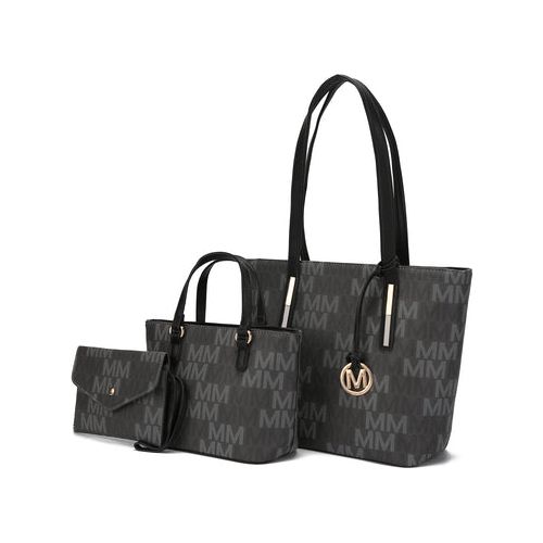 3PC Aylet M Tote with Mini Bag and Wristlet Pouch