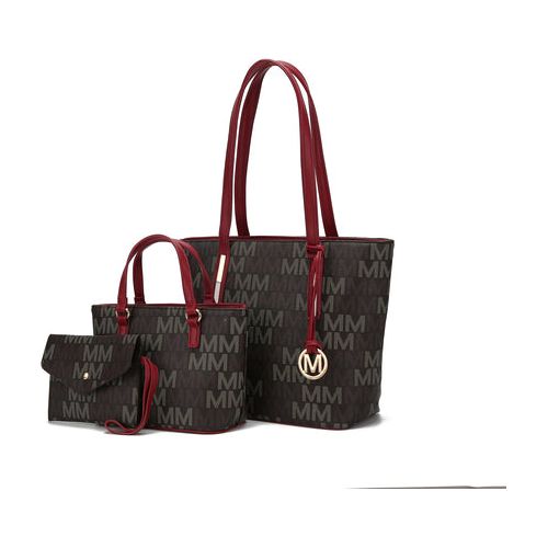 3PC Aylet M Tote with Mini Bag and Wristlet Pouch