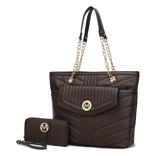 Load image into Gallery viewer, Chiari Luxurious Tote Bag with Wallet
