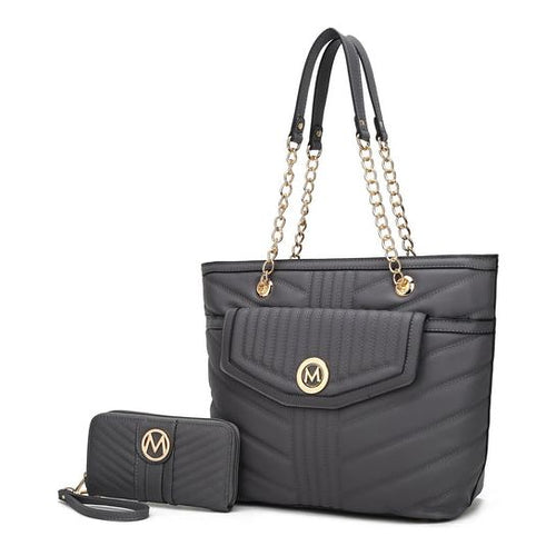 Load image into Gallery viewer, Chiari Luxurious Tote Bag with Wallet
