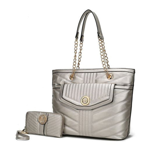 Load image into Gallery viewer, Chiari Luxurious Tote Bag with Wallet
